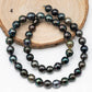 8-9mm Tahitian Pearl Bead with High Luster, In Full Strand with Blemishes for Jewelry Making, SKU # 1853TH