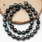 9-10mm Tahitian Pearl in Full Strand with All Natural Color with High Luster for Jewelry Making, SKU# 1856TH