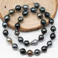 9-10mm Drop Tahitian Pearl Bead with High Luster, In Full Strand with Blemishes for Jewelry Making, SKU # 1857TH