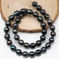 9-10mm Tahitian Pearl Bead with High Luster, In Full Strand with Blemishes for Jewelry Making, SKU # 1858TH