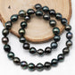 9-10mm Tahitian Pearl in Full Strand with All Natural Color with High Luster for Jewelry Making, SKU# 1860TH