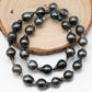 10-11mm Tahitian Pearl in Full Strand with All Natural Color with High Luster for Jewelry Making, SKU# 1864TH