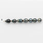 11-12mm Tahitian Pearl in Short Strand with All Natural Color with High Luster for Jewelry Making, SKU# 1878TH