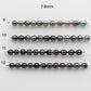 7-9mm Tahitian Pearl in Short Strand with All Natural Color with High Luster for Jewelry Making, SKU# 1910TH