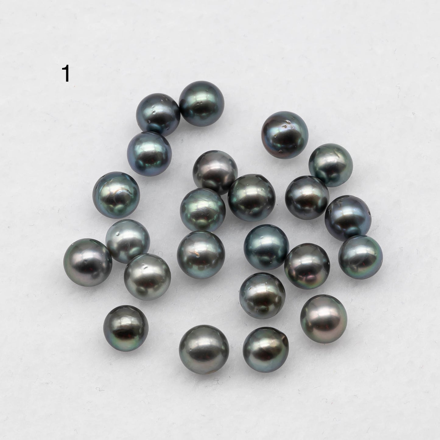 8-11mm Tahitian Pearl  with High Luster and Natural Color with Minor Blemishes, Loose Single Piece Undrilled, for One Piece, SKU # 1918TH