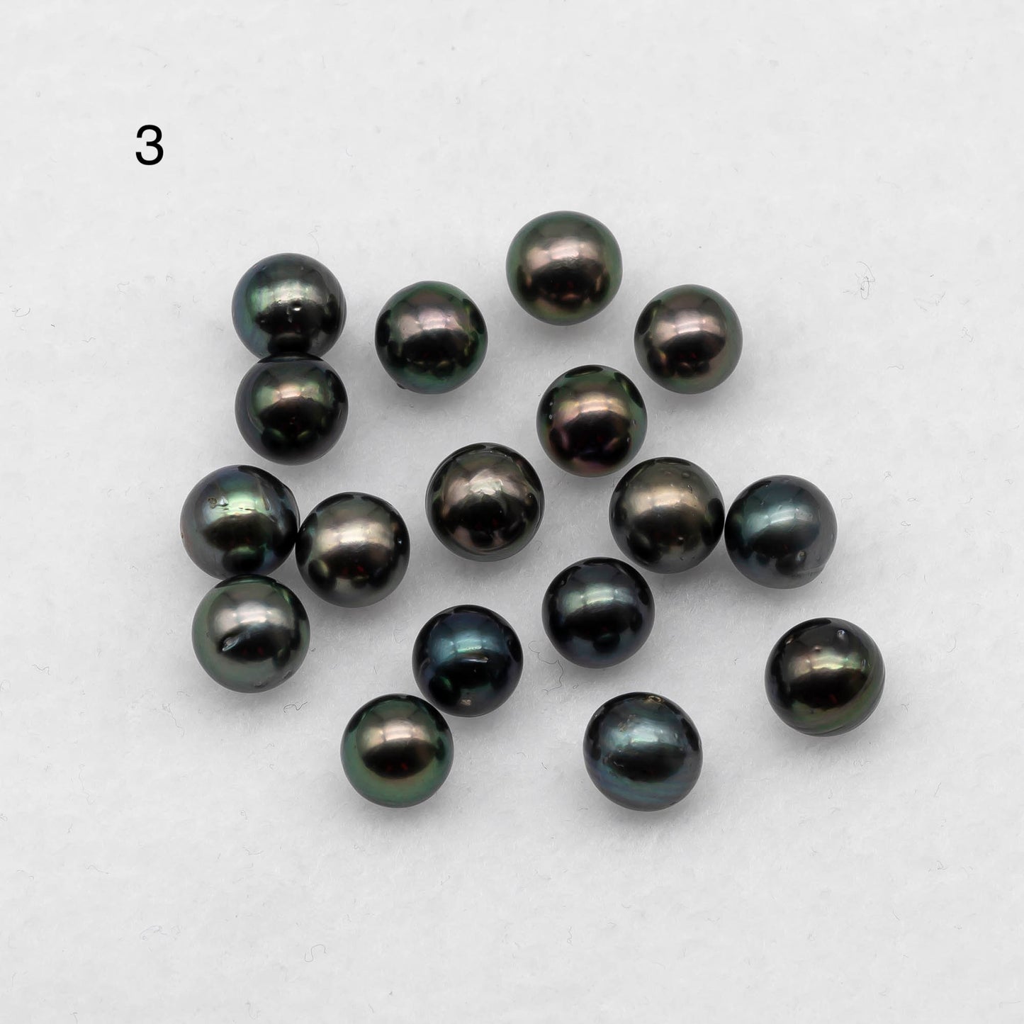 8-11mm Tahitian Pearl  with High Luster and Natural Color with Minor Blemishes, Loose Single Piece Undrilled, for One Piece, SKU # 1918TH