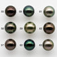 12-13mm Undrilled Round Tahitian Pearl in High Luster and Natural Color with Blemishes, Loose Single Piece, SKU # 1973TH