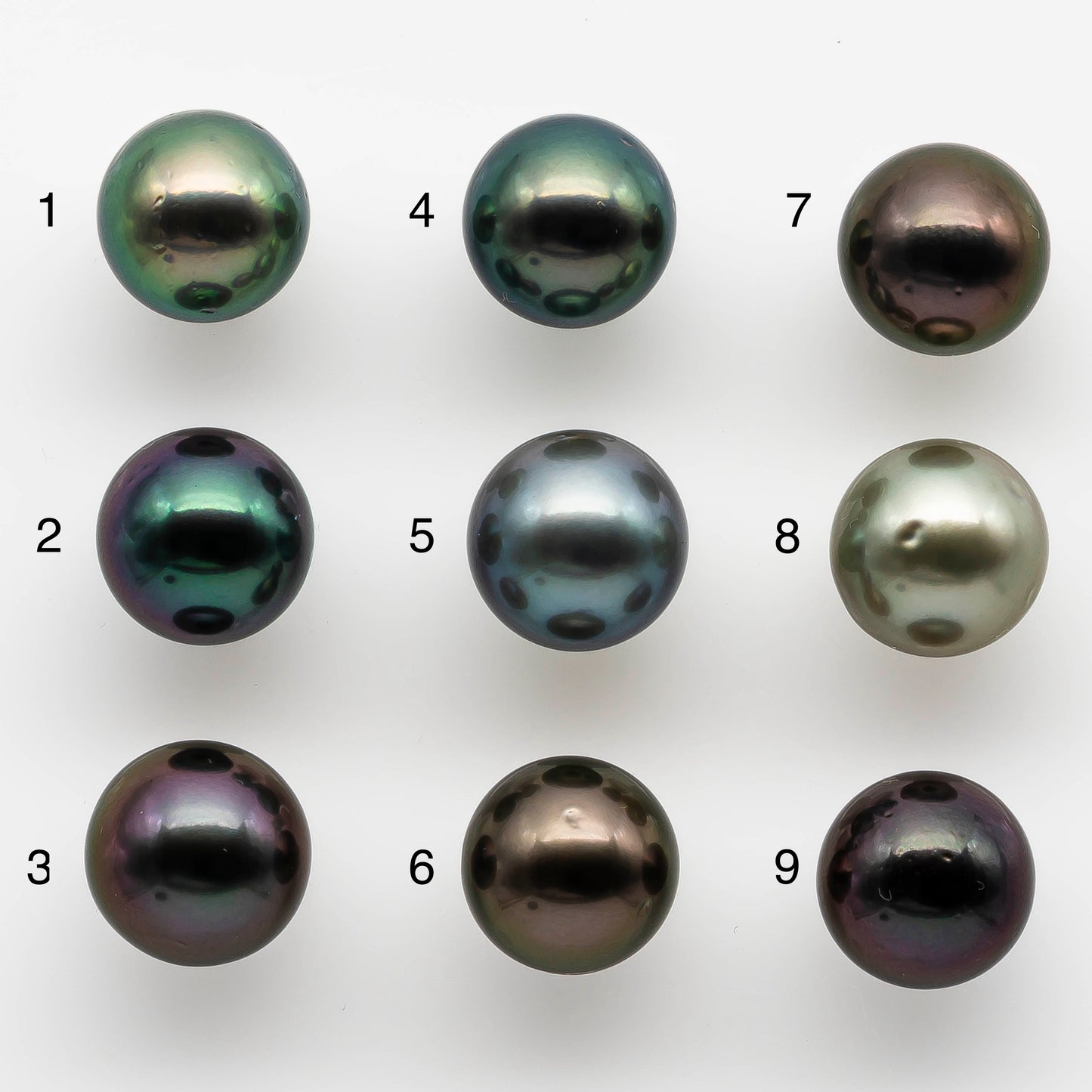 12-13mm Tahitian Pearl Round with High Luster and Natural Color with Blemishes, Loose Single Piece Undrilled, SKU # 1974TH