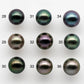 12-13mm Tahitian Pearl Round with High Luster and Natural Color with Blemishes, Loose Single Piece Undrilled, SKU # 1974TH