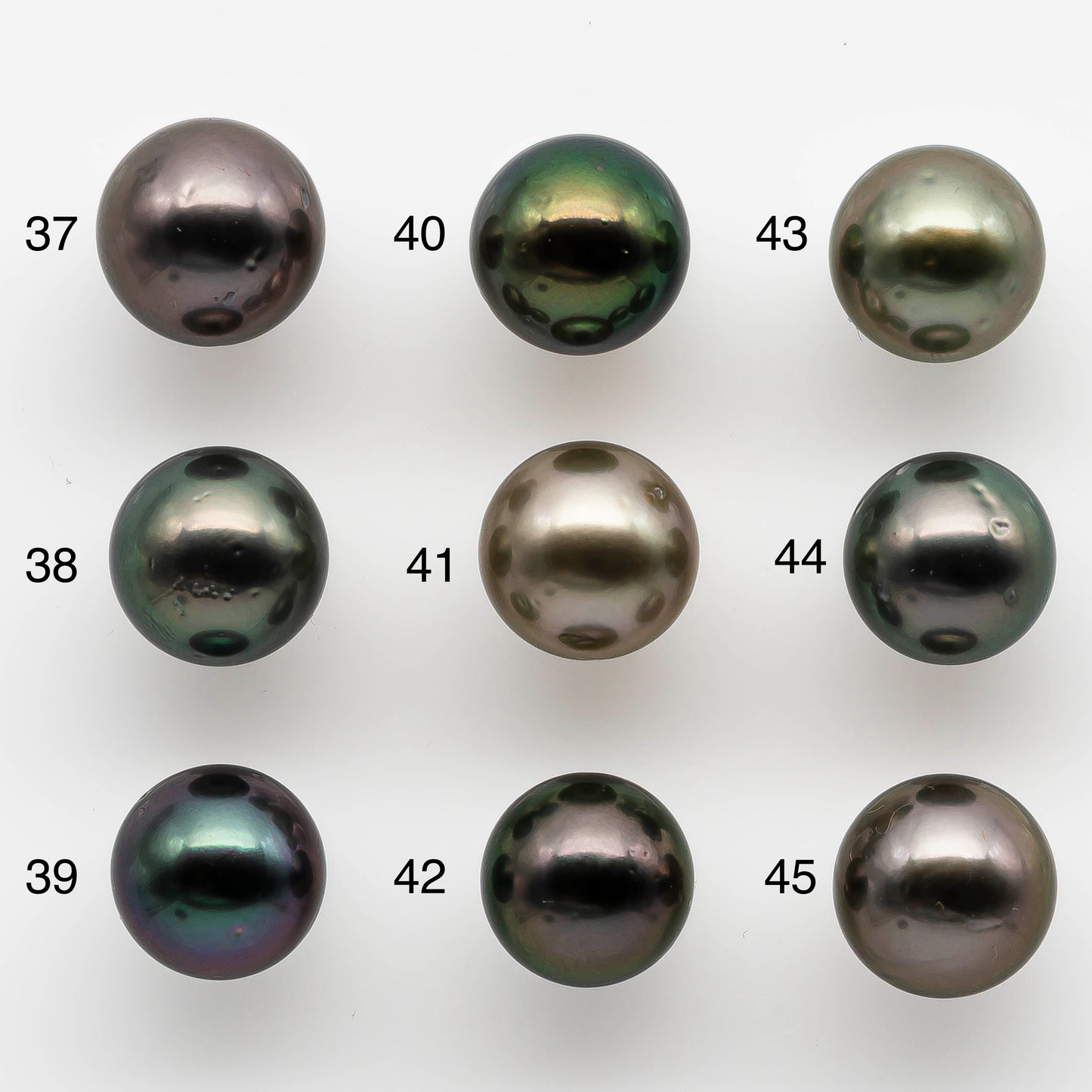 12-13mm Tahitian Pearl Round with High Luster and Natural Color with Blemishes, Loose Single Piece Undrilled, SKU # 1974TH