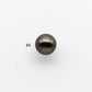 12-13mm Tahitian Pearl Round with High Luster and Natural Color with Blemishes, Loose Single Piece Undrilled, SKU # 1974TH