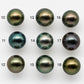 13-14mm Round Tahitian Pearl Undrilled Loose Single Piece in High Luster and Natural Color with Blemishes, SKU # 1979TH