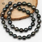 9-10mm Tahitian Pearl in Full Strand with All Natural Color with High Luster and Blemishes for Jewelry Making, SKU# 2277TH