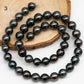 9-10mm Tahitian Pearl in Full Strand with All Natural Color with High Luster and Blemishes for Jewelry Making, SKU# 2278TH