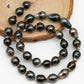 9-10mm Tahitian Pearl in Full Strand with All Natural Color with High Luster and Blemishes for Jewelry Making, SKU# 2280TH