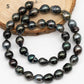 9-10mm Tahitian Pearl in Full Strand with All Natural Color with High Luster and Blemishes for Jewelry Making, SKU# 2280TH