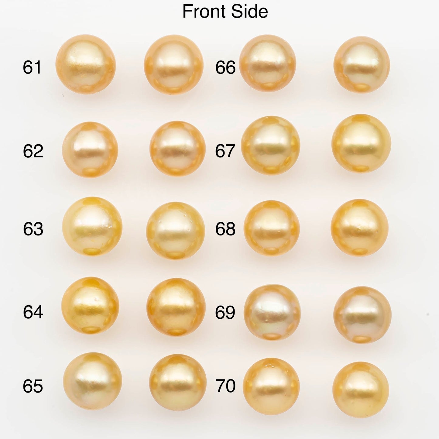 10-11mm Matched Pair South Sea Pearl,Round undrilled with High Luster and Minor Blemishes for Jewelry Making, SKU # 2686GS