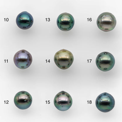 8-9mm Tahitian Pearl Drop with High Luster and Natural Color with Minor Blemishes, Loose Single Piece Undrilled, SKU # 2127TH
