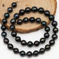 9-10mm Tahitian Pearl in Full Strand with All Natural Color with High Luster and Minor Blemishes for Jewelry Making, SKU# 2286TH