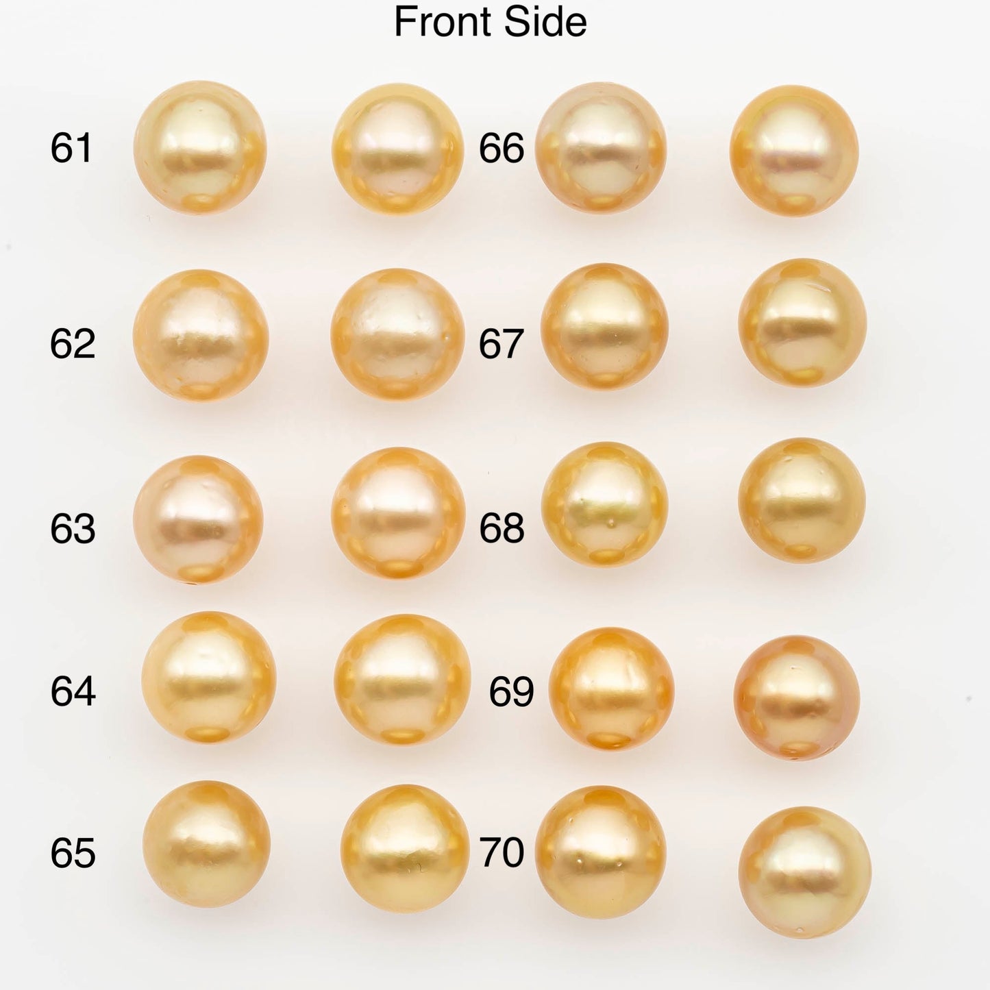 10-11mm Matching Pair South Sea Pearl,Round undrilled with High Luster and Minor Blemishes for Jewelry Making, SKU # 2687GS