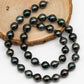 9-10mm Tahitian Pearl in Full Strand with All Natural Color with High Luster for Jewelry Making, SKU# 2288TH