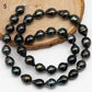 9-10mm Tahitian Pearl in Full Strand with All Natural Color with High Luster for Jewelry Making, SKU# 2288TH