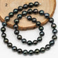 8-9mm Tahitian Pearl in Full Strand with All Natural Color with High Luster for Jewelry Making, SKU# 2291TH