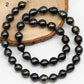 8-9mm Tahitian Pearl in Full Strand with All Natural Color with High Luster for Jewelry Making, SKU# 2292TH