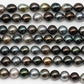 10-11mm Multicolor Tahitian Pearl Bead with High Luster, In Full Strand with Blemishes for Making, SKU # 2273TH