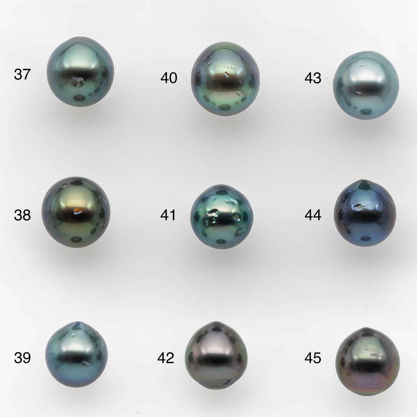 8-9mm Tahitian Pearl Drop with High Luster and Natural Color with Minor Blemishes, Loose Single Piece Undrilled, SKU # 2127TH