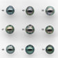 8-9mm Tahitian Pearl Drop with High Luster and Natural Color with Minor Blemishes, Loose Single Piece Undrilled, SKU # 2127TH