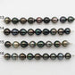 10-11mm Tahitian Pearl in Short Strand with All Natural Color with High Luster for Jewelry Making, SKU# 2295TH