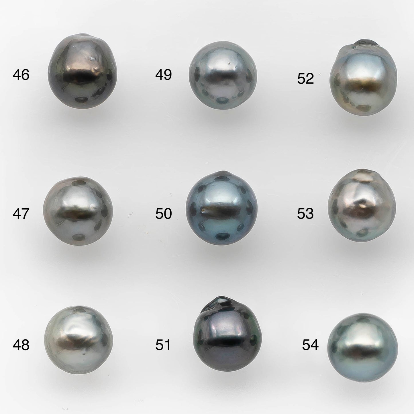 9-10mm Tahitian Pearl Drop with High Luster and Natural Color with Minor Blemishes, Loose Single Piece Undrilled, SKU # 2109TH