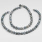 9-10mm Drop Tahitian Pearl in Full Strand with All Natural Color with High Luster for Jewelry Making, SKU#2131TH