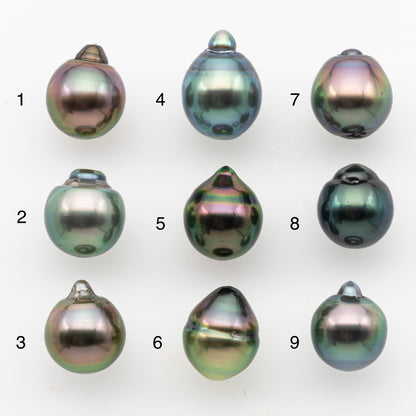 10-11mm Tahitian Pearl, Loose Undrilled with High Luster and Minor Blemishes for Jewelry Making, SKU # 3022TH