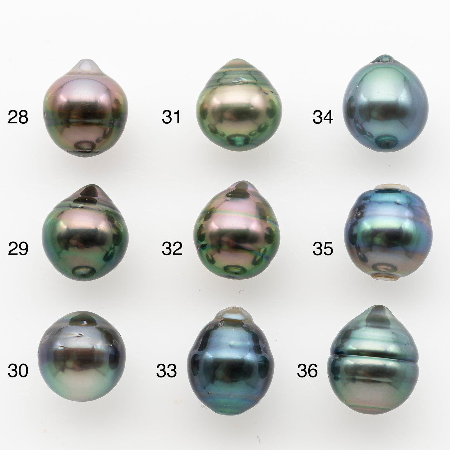 10-11mm Tahitian Pearl, Loose Undrilled with High Luster and Minor Blemishes for Jewelry Making, SKU # 3022TH