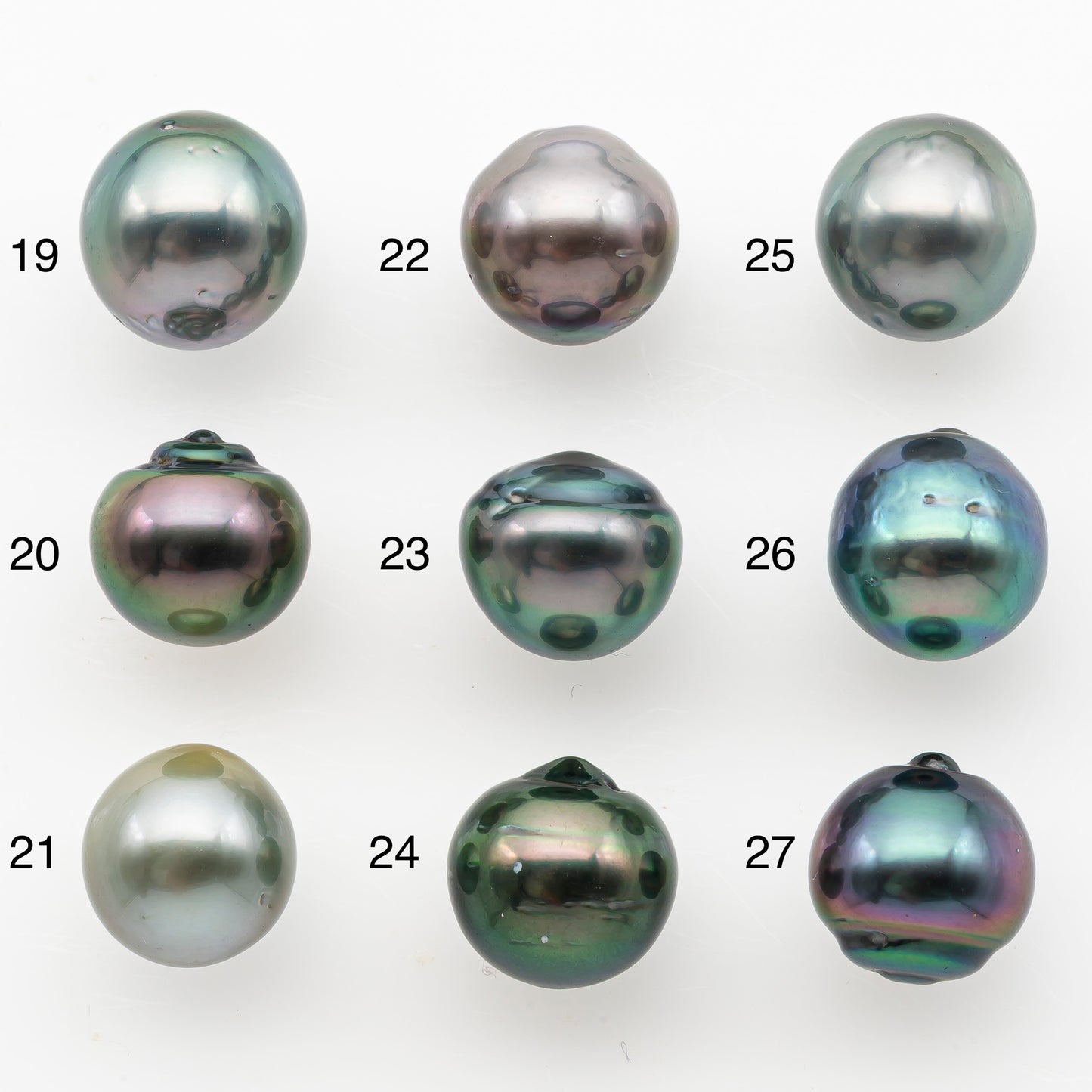 10-11mm Tahitian Pearl, Loose Undrilled with High Luster and Minor Blemishes for Jewelry Making, SKU # 3023TH