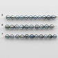 8-9mm Tahitian Pearl in Short Strand with All Natural Color with High Luster for Jewelry Making, SKU# 2132TH