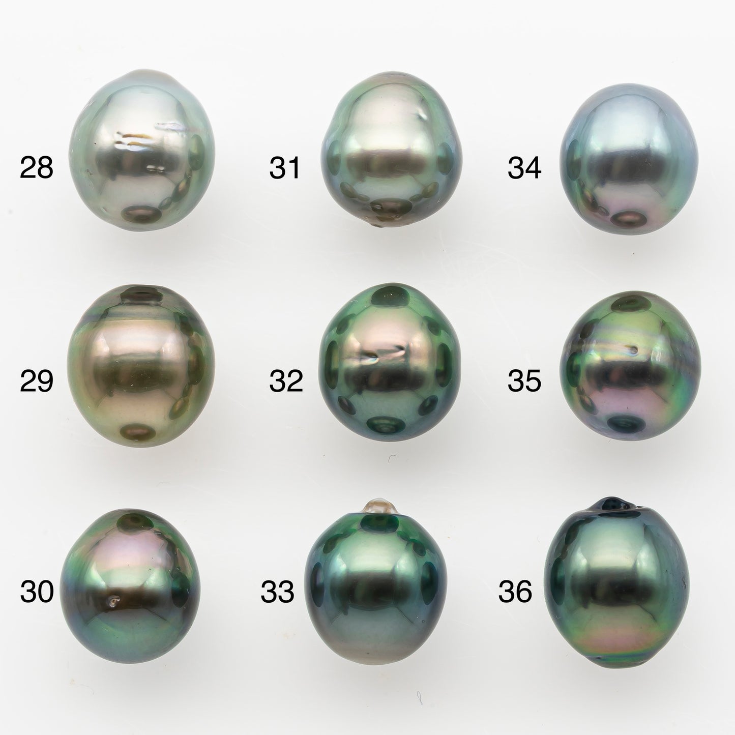 10-11mm Tahitian Pearl, Loose Undrilled with High Luster and Minor Blemishes for Jewelry Making, SKU # 3023TH