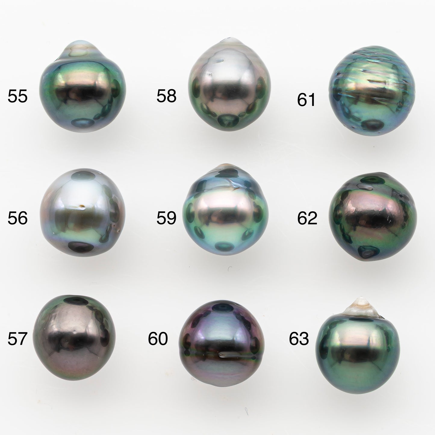10-11mm Tahitian Pearl, Loose Undrilled with High Luster and Minor Blemishes for Jewelry Making, SKU # 3023TH