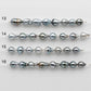 9-10mm Tahitian Pearl in Short Strand with All Natural Color with High Luster for Jewelry Making, SKU# 2133TH