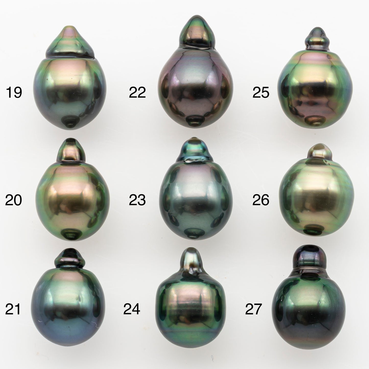 10-11mm Tahitian Pearl, Loose Undrilled with High Luster and Minor Blemishes for Jewelry Making, SKU # 3024TH