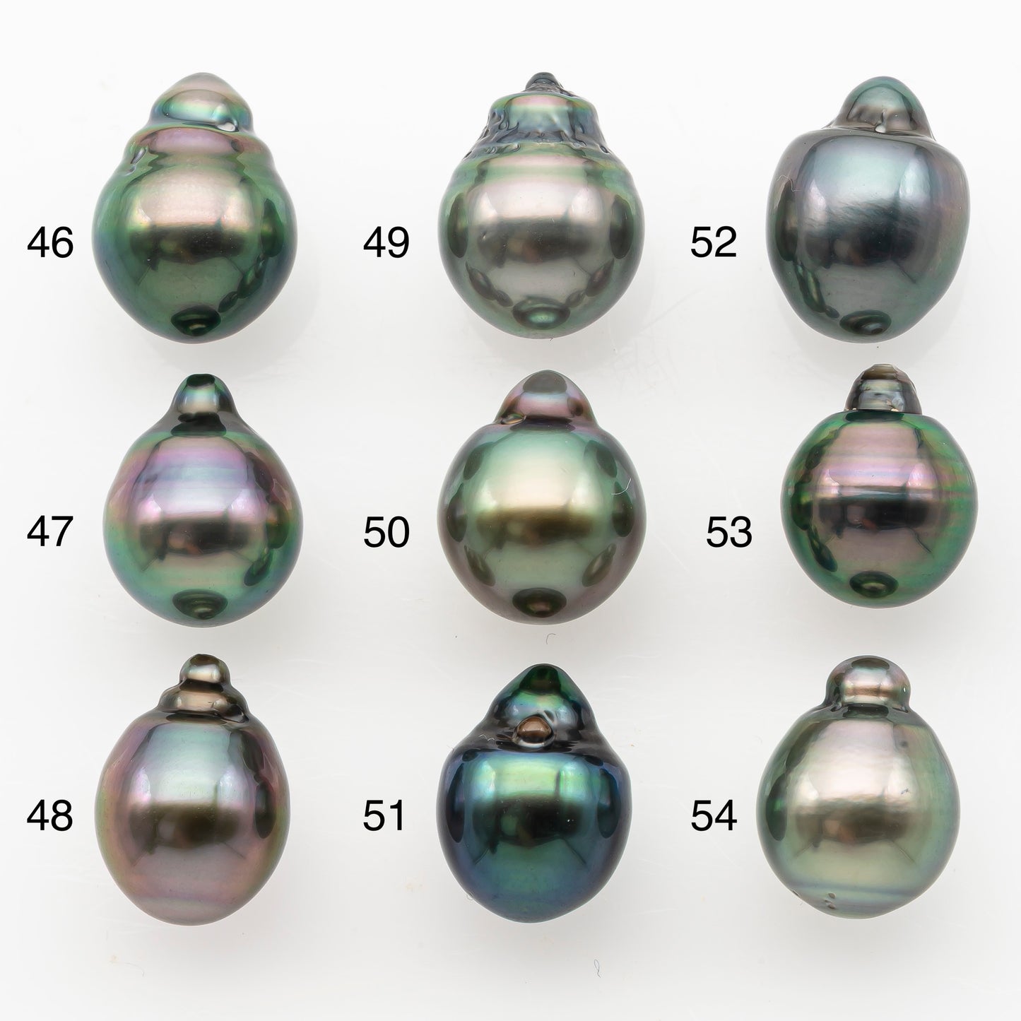 10-11mm Tahitian Pearl, Loose Undrilled with High Luster and Minor Blemishes for Jewelry Making, SKU # 3024TH