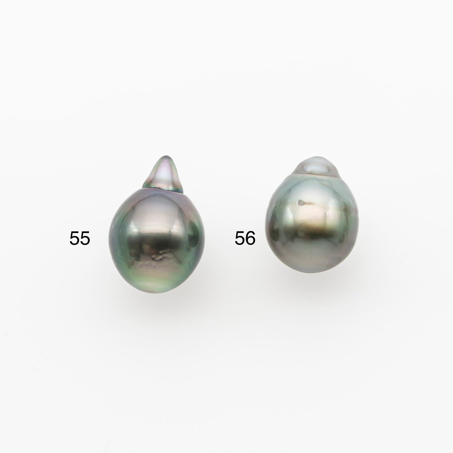 9-10mm Tahitian Pearl, Loose Undrilled with High Luster and Minor Blemishes for Jewelry Making, SKU # 3025TH