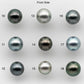 8-9mm High Quality Tahitian Pearl Round in Natural Color and Very Nice Luster, Single Piece Loose Undrilled, SKU # 2138TH