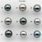 8-9mm High Quality Tahitian Pearl Round in Natural Color and Very Nice Luster, Single Piece Loose Undrilled, SKU # 2138TH