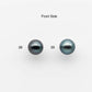 8-9mm High Quality Tahitian Pearl Round in Natural Color and Very Nice Luster, Single Piece Loose Undrilled, SKU # 2138TH