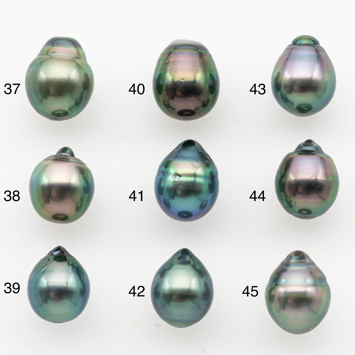 9-10mm Tahitian Pearl, Loose Undrilled with High Luster and Minor Blemishes for Jewelry Making, SKU # 3027TH