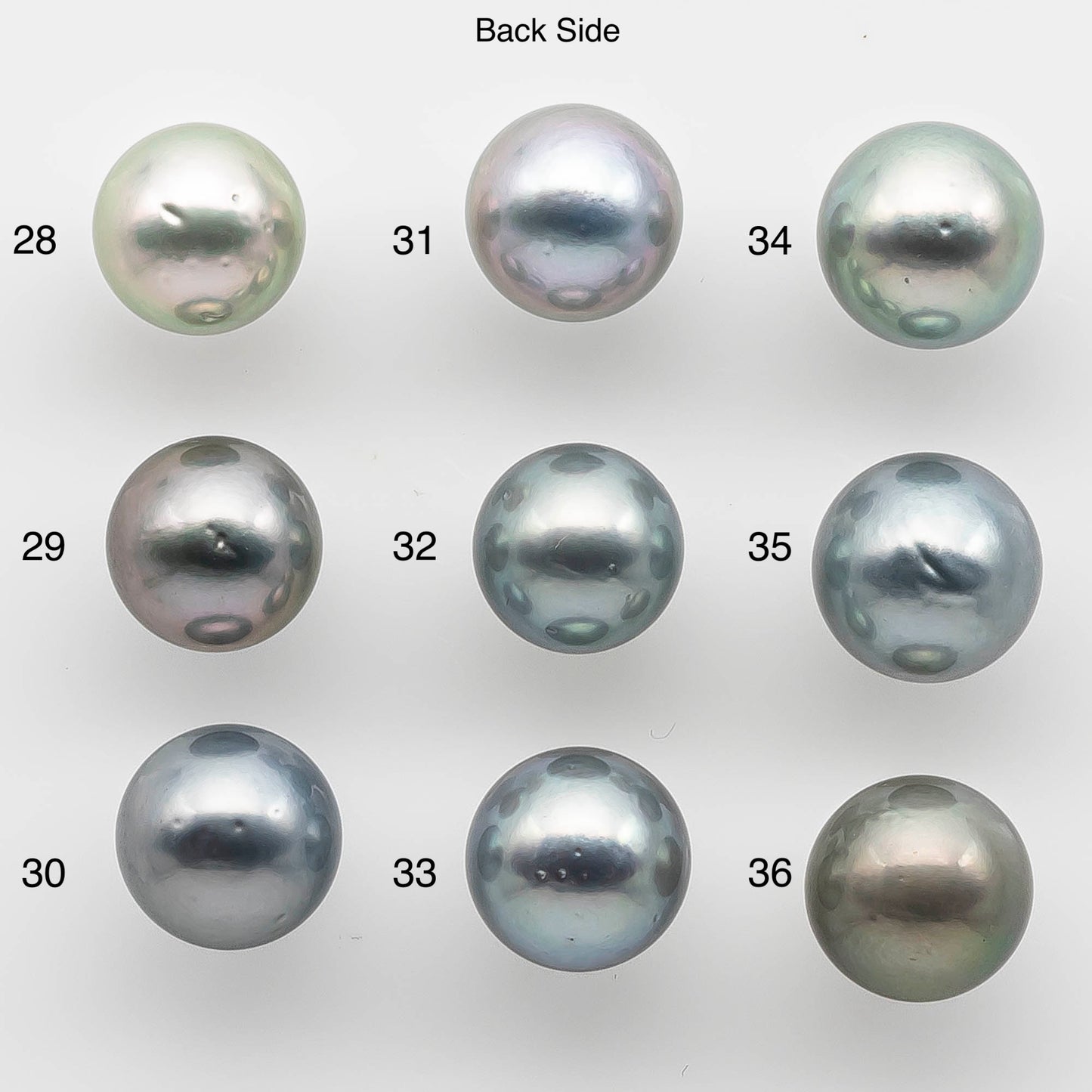 8-11mm High Quality Tahitian Pearl Round in Natural Color and Very Nice Luster, Single Piece Loose Undrilled, SKU # 2139TH