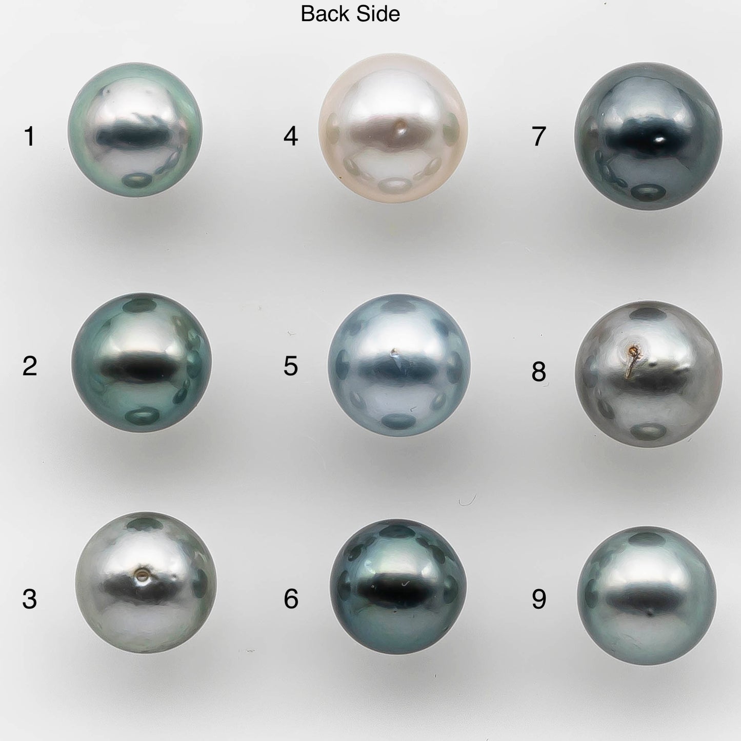 9-10mm High Quality Tahitian Pearl in Natural Color and Very Nice Luster, Single Piece Loose Undrilled for Making Jewelry SKU # 2141TH